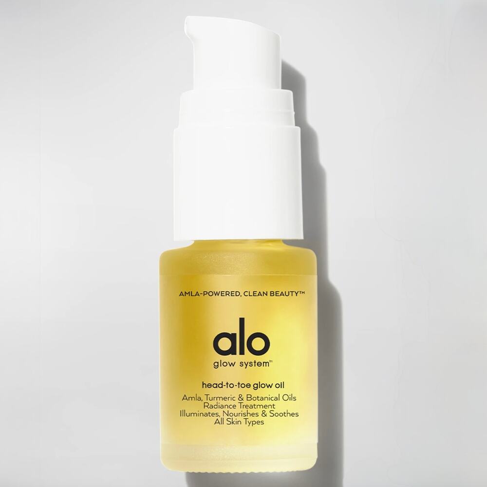 Alo Glow System Head To Toe Glow Oil 20ml Travel Size NWOB Clean Beauty